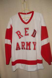   Red Army Hockey JERSEY Large Sewn Team Russia Red Army Hockey JERSEY