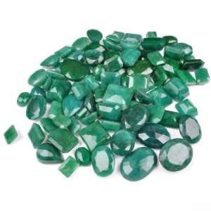   .00 Ct Emerald Mixed Cut Loose Gemstone Lot Aura Gemstones Jewelry