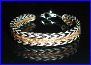   /Cowgirl Decor Jewelry Woven Horsehair Bracelet W/Lobster Hook  