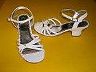 nib girls tks ines white dress shoe size 4 medium  