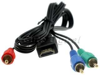 New HDMI To 3RCA 3 RCA Video Component Convert Cable  