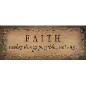  Faith Makes Things Possible by Karen Tribett 20x8 Kitchen 