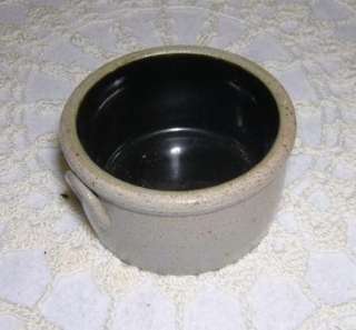 Vtg 1992 Miniature Rowe Pottery Stoneware Butter Crock  