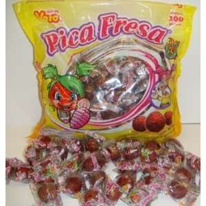 Vero Pica Fresa Chili Strawberry Flavor Grocery & Gourmet Food