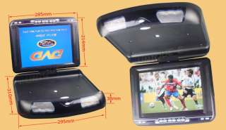 10.4 inches Roof Mount Car Flip Down DVD Player LCD  