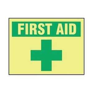  Safety Sign,first Aid,7 X 10 In   ACCUFORM Office 