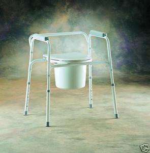 INVACARE Bedside COMMODE Toilet Seat CHAIR Safety Frame  