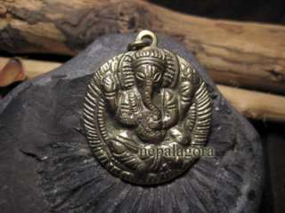 P103 Hindu God Elephant head Ganesha pendant India  