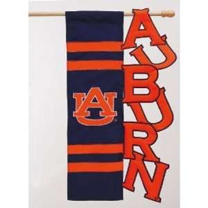   Auburn University Tigers Applique Cutout House Flag