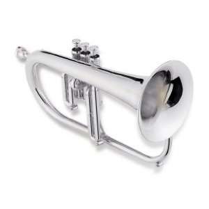  Jupiter 846S Silver Flugelhorn Musical Instruments