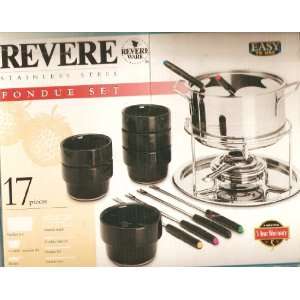   Easy To Use Stainless Steel Fondue Set 