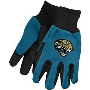  NFL McArthur Jacksonville Jaguars Two Tone Utility Gloves 