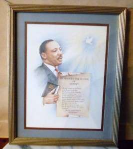 MARTIN LUTHER KING JR HE CHANGE HISTORY PRINT C. DOWNEY  