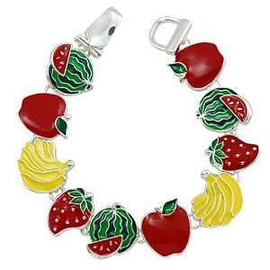 Fruity Apple Melon Fashion Magnetic Closure Bracelet 