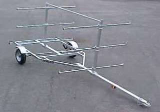 New Galvanized 6 Place Canoe Trailer / 12 Place Kayak Trailer  