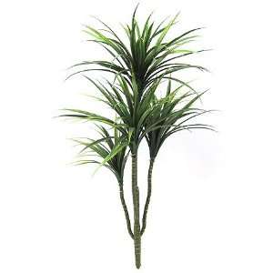  Artificial Yucca Plant Tree 42in Green Red