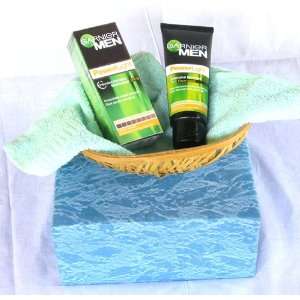 Garnier for Men Powerlight Fairness Gift Basket. Cream 50 G, Face Wash 
