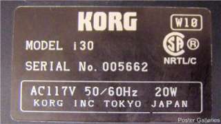 Korg Keyboard, synthesizer i 30 Workstation~ pro model WOW  