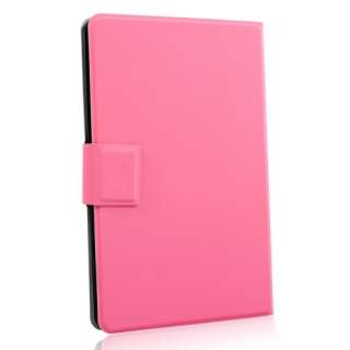  Kindle Fire 3/ Keyboard eReader Tablet Pink Leather Case Cover 