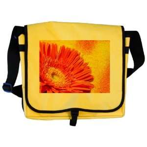  Messenger Bag Daisy Orange Gerbera 