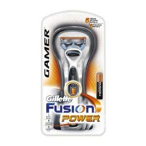  Gillette Razor Power, Fusion Gamer, 1 Count Package 