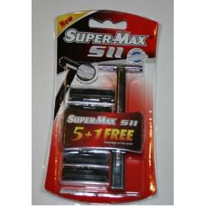 Supermax S Ii Razor Fits Gillette Trac Ii or Plus Shaver Nonlubricant 