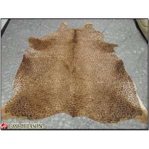   Leather Dyed Cowhide Throw Rug Carpet 