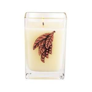    Vanilla Bean Medium Glass Cube Candle by Aromatique