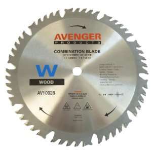 Avenger AV 10028 Novelty combination saw Blade, 10 inch by 50 tooth, 5 