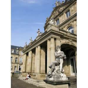 com Neues Schloss and Schlossplatz (Palace Square), Stuttgart, Baden 