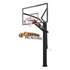  Goalrilla Pro Glass In Ground Basketball Hoop with 72 Inch 