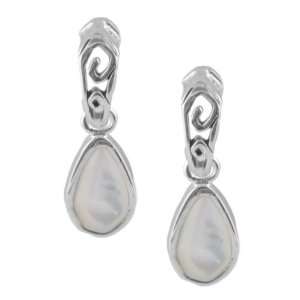  Barse Mother of Pearl Charm Earrings Jewelry