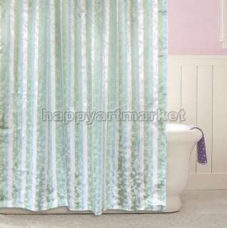 Abstract Flowers Pattern Bathroom Waterproof Fabric Shower Curtain 