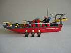 lego city fire boat set 7906 firemen minifigs water town