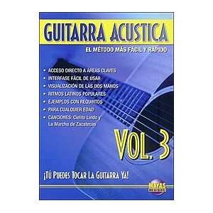  Guitarra Acustica Vol. 3, Spanish Only DVD Musical 