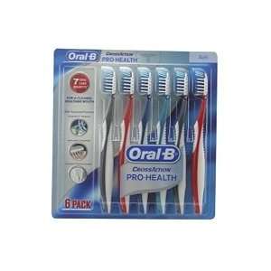  Oral B CrossAction Pro Health Toothbrush Medium 6 Pack 