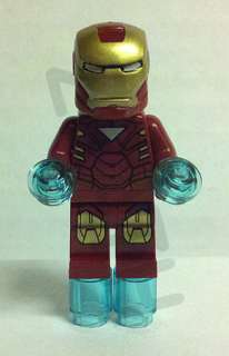 Lego Super Heroes   Marvel Universe   Iron Man minifig with triangular 