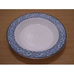  Dansk Quiltings Dolce Blue Soup Plate Bowl 8.75 inch 