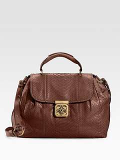 Chloé   Elsie Python Satchel    