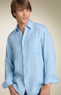 Lacoste Modern Fit Long Sleeve Linen Shirt  