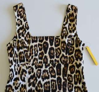   Fitted Pencil Dress 4 XS S UK 8 NWT $298 Leopard Mesh Back  