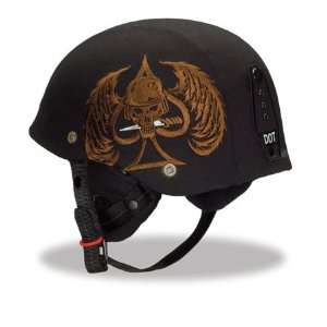  Bell Drifter Combat Canvas Half Helmet Small  Black 