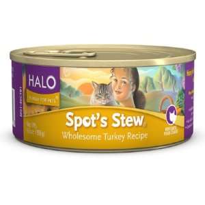  Spots Stew Cat Cans Wholesome Turkey 12/5.5oz Pet 