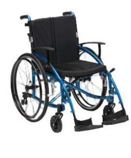 Drive Enigma Spirit Folding Lightweight Wheelchair Blue  