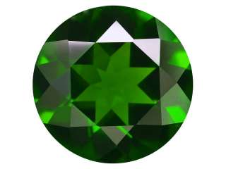   Untreated Russian Green Chrome Diopside Loose Gemstone 2ct, 9mm Round
