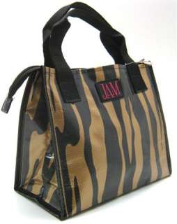 INSULATED LUNCH BAG RECYCLED WATER BOTTLES ~ METALLIC TIGER LUNCH 