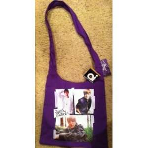 Justin Bieber Purple Tote Bag Purse