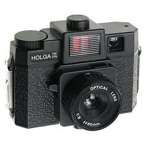  Holga 120 Camera with Color Flash Black 120CFN Camera 