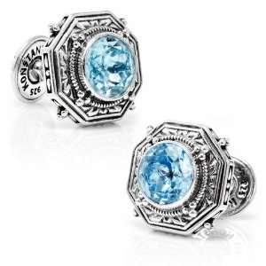  Ice Blue Topaz Cufflinks Jewelry