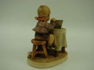   Boy Reading Book 305 Vee Bee Goebel Makers Mark 1955 5 tall Figurine